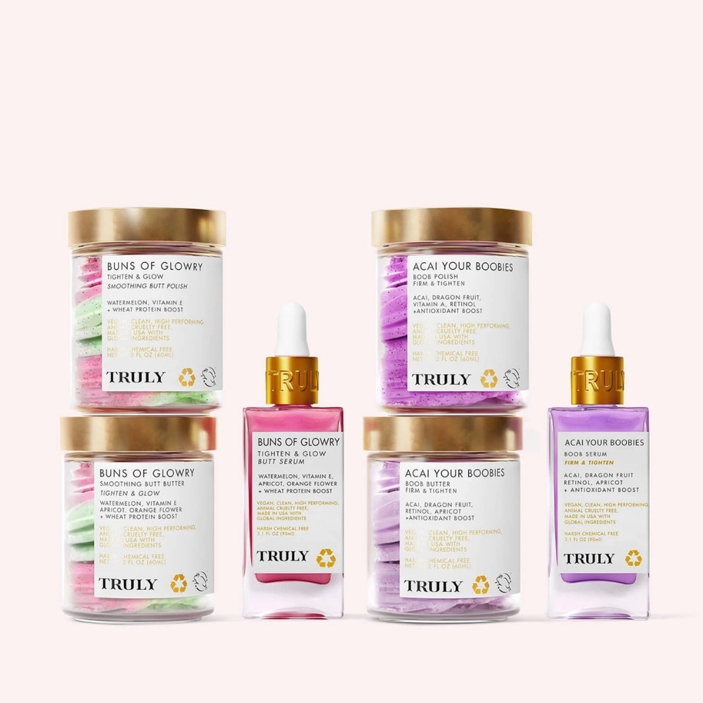 Truly Beauty Ultimate Body Routine
Boob + Butt Firming Kit